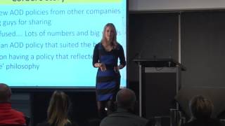 Putting together an AOD policy - Kristina Wischnowsky (Corbel Construction)