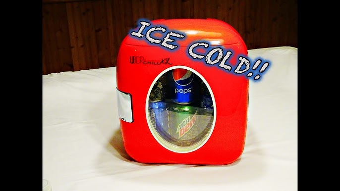 RF6RRAQ  Retro 6-Can Personal Mini Fridge 