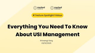 Everything You Need to Know About USI Management