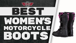 Best Women's Motorcycle Boots ? (Buyer’s Guide) | Speedy Moto