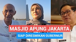 JAKARTA'S FLOATING MOSQUE NOW STANDS ABOVE THE SEA, HOPEFULLY TO BE INAUGURATED BY THE DKI GOVERNOR
