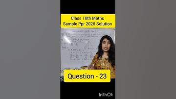 #class10maths #cbsemathsamplepaper2026 #trianglesclass10 #cbse2026 #triangles