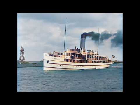Gezichten van Stavoren in 1924 in kleur! Beautiful Stavoren in 1924 in color! [Enhanced & colorized]