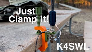 Two Watts Big Fun POTA with the AX2 KE8PTX s 3D-Printed Mini Clamp