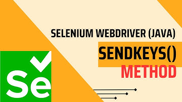 Selenium Sendkeys() method in Java | FullStackSDET