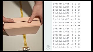 Using linearization to convert measured data into distance