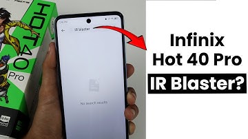 Does Infinix Hot 40 Pro Have a IR Blaster? Can We Enable IR Blaster