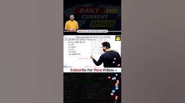 Current Affairs most important question Kumar Gaurav Sir #utkarsh_ki_ladli #kumargaurav #gauravsir