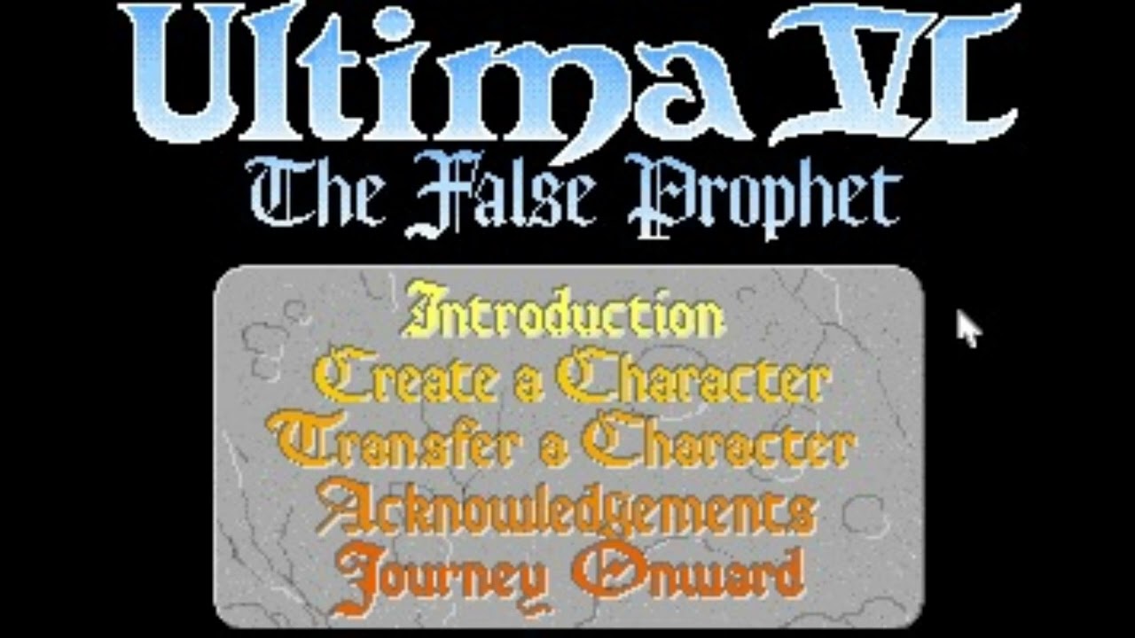 Ultima VI Engagement and Melee Remastered