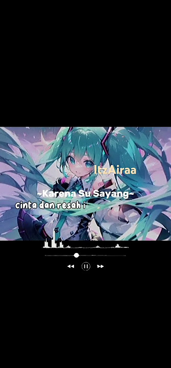 Dj Karena Su Sayang Hatsune miku Cover🩵||#dj #anime #hatsunemiku #shorts #viral #fyp