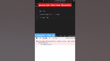 javascript interview question | guess the output #shorts #javascript #shortvideo #interview