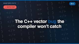 The C++ vector bug the compiler won't catch