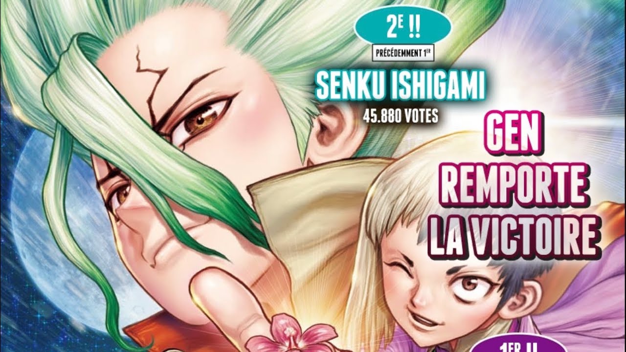 LIVE RÉACTION DR STONE CHAPITRE 203: CE CLASSEMENT EST TOUT SIMPLEMENT
