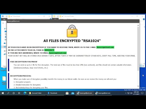AppCheck Anti-Ransomware : CrySis Ransomware (.id-{Random}.[basecrypt@aol.com].BSC) Block Video