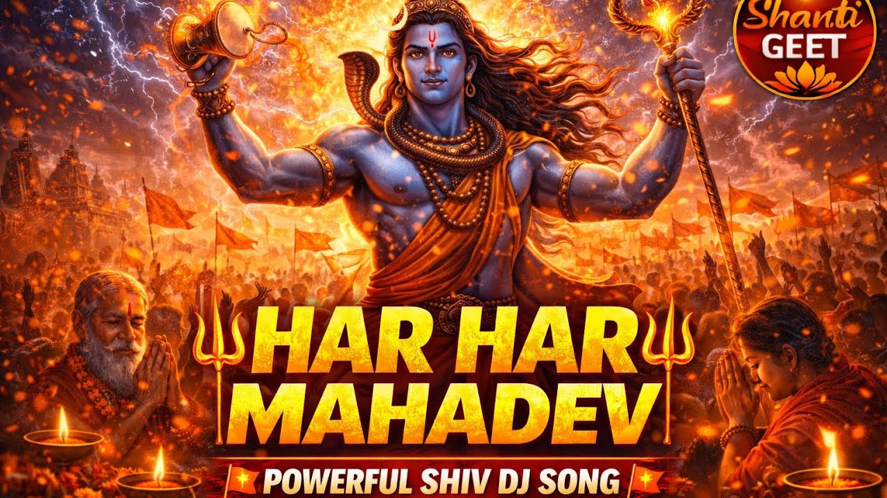 Har Har Mahadev 🔱 Powerful Shiv Bhakti DJ Song | Bholenath Song | Mahadev Bhajan 2026