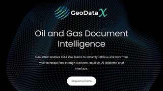 Famous GeoDataX Prototype Demo – Dry Run | AI-Powered RAG for Subsurface Teams Wealth