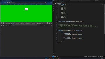JavaScript: addEventListener AND forEach method
