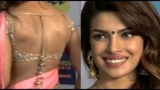 Priyanka Chopra Saree Slips In Public
