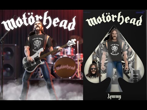 New figure of late Motörhead Ian “Lemmy” Kilmister out through Super7‘s ‘Ultimates!’
