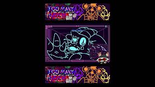 night 8 burning mode #fnaf #roguelike #fivenightsatfreddys #toomanynights