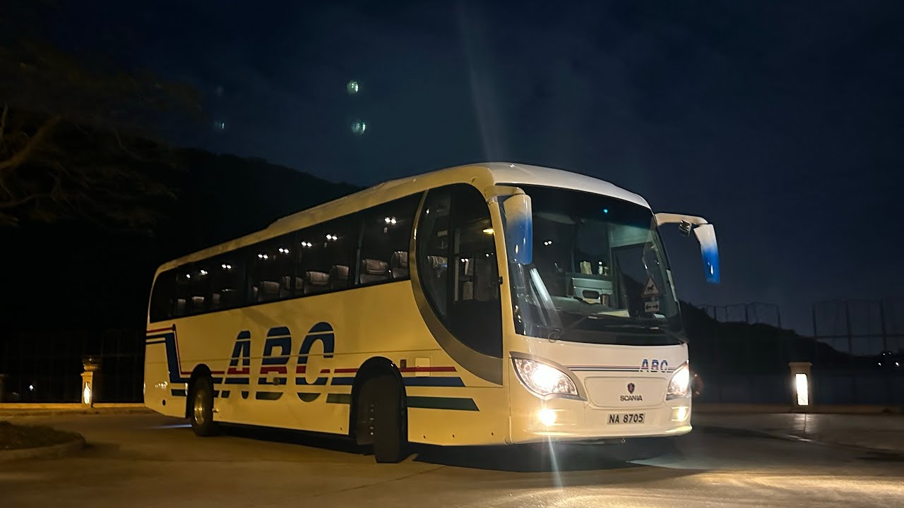 [NA8705 2.0試車編] ABC旅運NA8705@Private 迪士尼樂園巴士總站至愉景北廣場行車片段