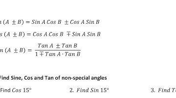 5.4 sum & difference when in radians