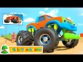 Wheels on the Vehicles - Bus, Firetruck, Taxi, Bike, Train | Nursery Rhymes by Little Treehouse