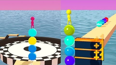 Stack Rider 🔴🔮🟡🟢 All Levels Gameplay Walkthrough Android, iOS New Update