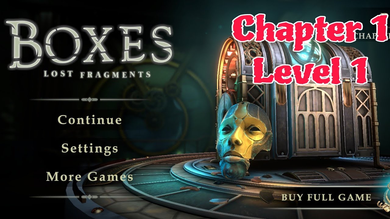 Boxes Lost Fragments Chapter 1 level 1 - YouTube