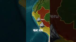 🇵🇪 Perú tiene montañas tan altas que los aviones casi vuelan a su altura #Peru #Andes #Geografia