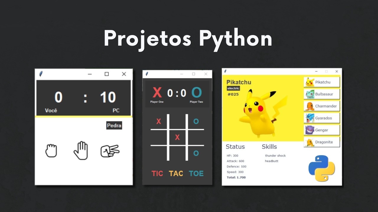 3 projetos fáceis em Python (com interface gráfica!) - YouTube