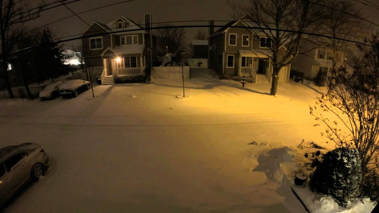 Jan 26-27 Snow Storm Time Lapse - YouTube