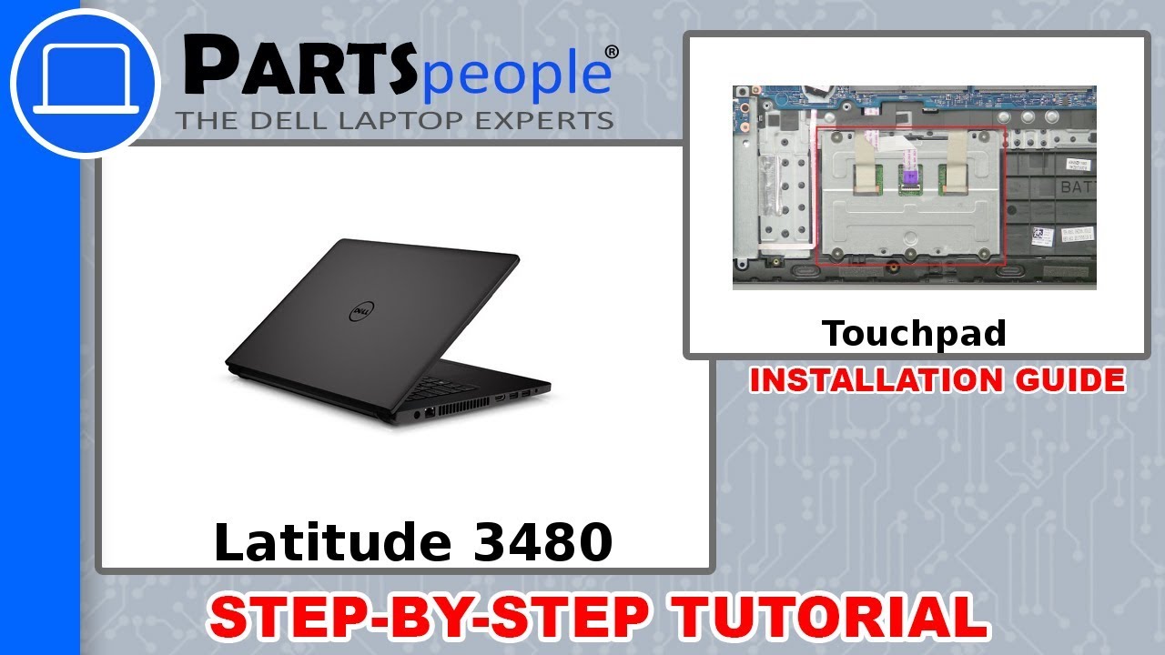 Dell Latitude 3480 (P79G001) Touchpad How-To Video Tutorial - YouTube