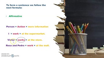 Simple present: affirmative, negative and interrogative sentences