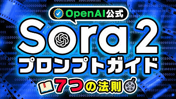 【公式ガイド公開】OpenAI「Sora 2」プロンプティング完全攻略｜プロ級動画を作る7つの法則