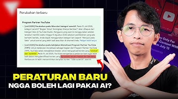 Mulai 15 Juli, Konten YouTube NGGA BOLEH pakai AI? (Text to Speech, Veo, ChatGPT, dll)