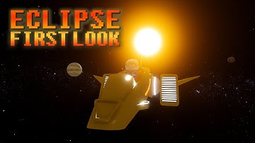 New ECLIPSE Spaceship UPDATE First Look  in SPACE SIMULATOR on Roblox