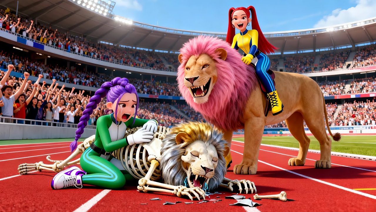 Rescuing RUMI from MIRA in the Lion Racing Championship 🦁🔥 | KPOP Demon Hunters