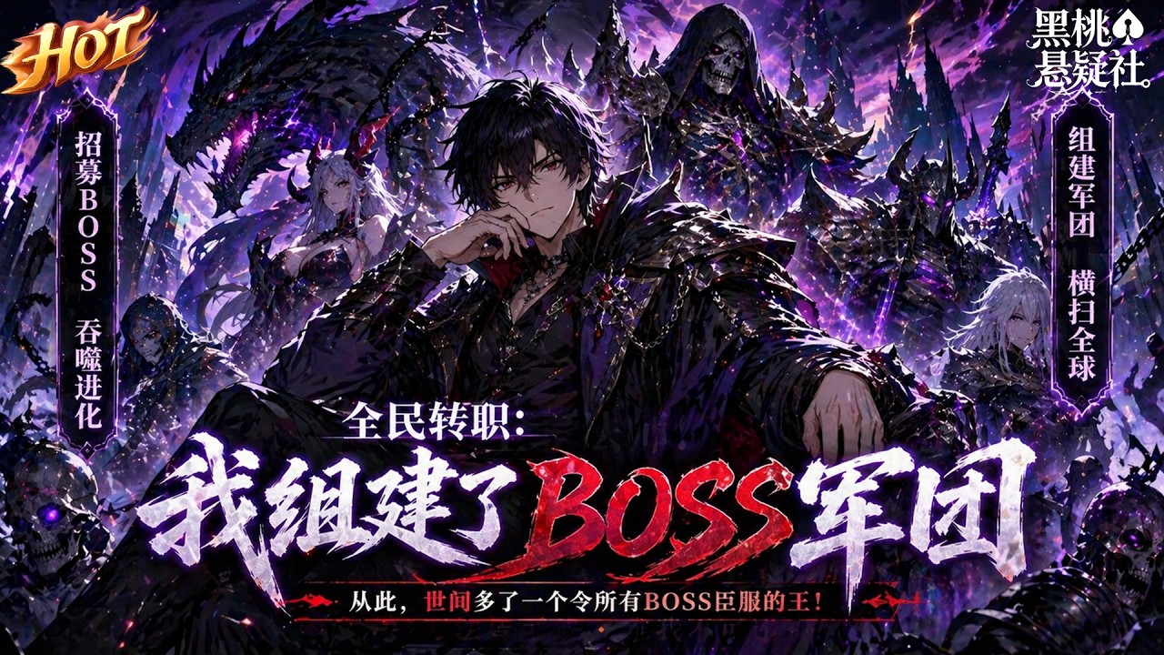 The hottest collection! “National Transfers: I Formed the BOSS Legion”: National Transfers Arrived, and others cleared the desert. I conquered all bosses, formed an invincible army, and crushed the entire field! #热血 #玄幻 #动漫 #黑桃悬疑社