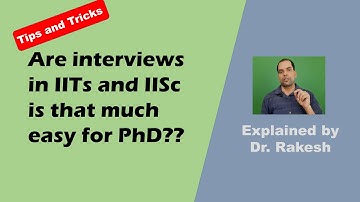 Interview in IIT for PhD I English Subtitle I Explained by Dr. Rakesh
