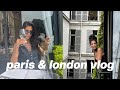 london &amp; paris travel vlog (shopping, eating, loving)