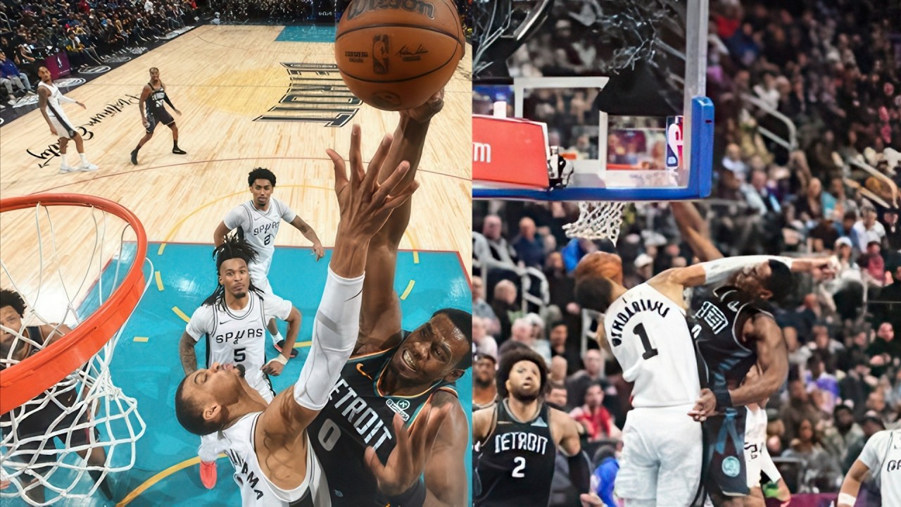 Jalen Duren Dunks on Victor Wembanyama!