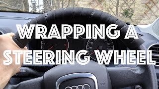 Wrapping a Steering Wheel in Cycling Handlebar Tape?