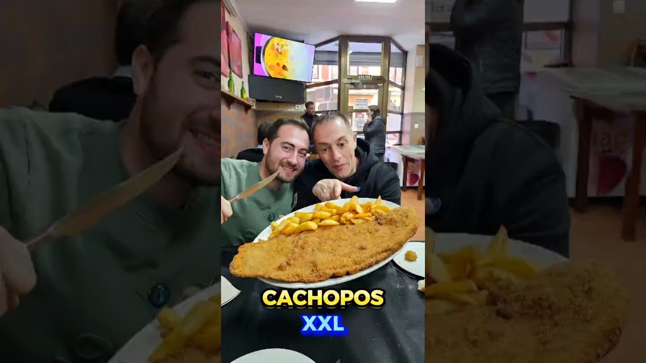 CAHOPOS XXL en Sidrería el Rincón de Celia. Gijón - Asturias #cachopo #restaurantes