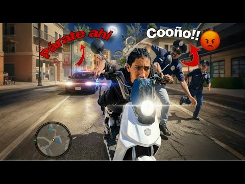 MOTO CONCHO EN PASOLA ELÉCTRICA ⚡️ LA POLICÍA POR POCO Y LO AGARRA😱 (PT.6) #viral