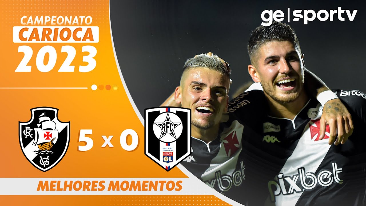 VASCO 5 X 0 RESENDE | MELHORES MOMENTOS | 6ª RODADA DO CARIOCA 2023 | ge.globo