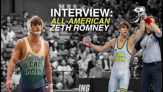 All-American Cal Poly wrestler Zeth Romney shares insight on last year's NCAA success, recent injury
