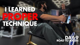 I Learned How To Lift Correctly | Road To 200lbs