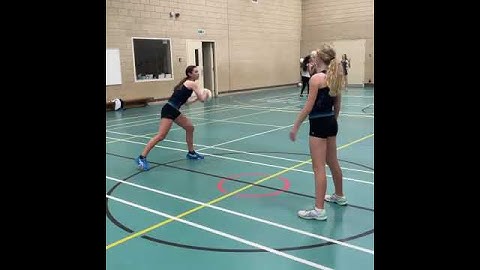Netball Ball Handling Skill Drill