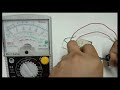 How to use an analog tester (tagalog) part 2